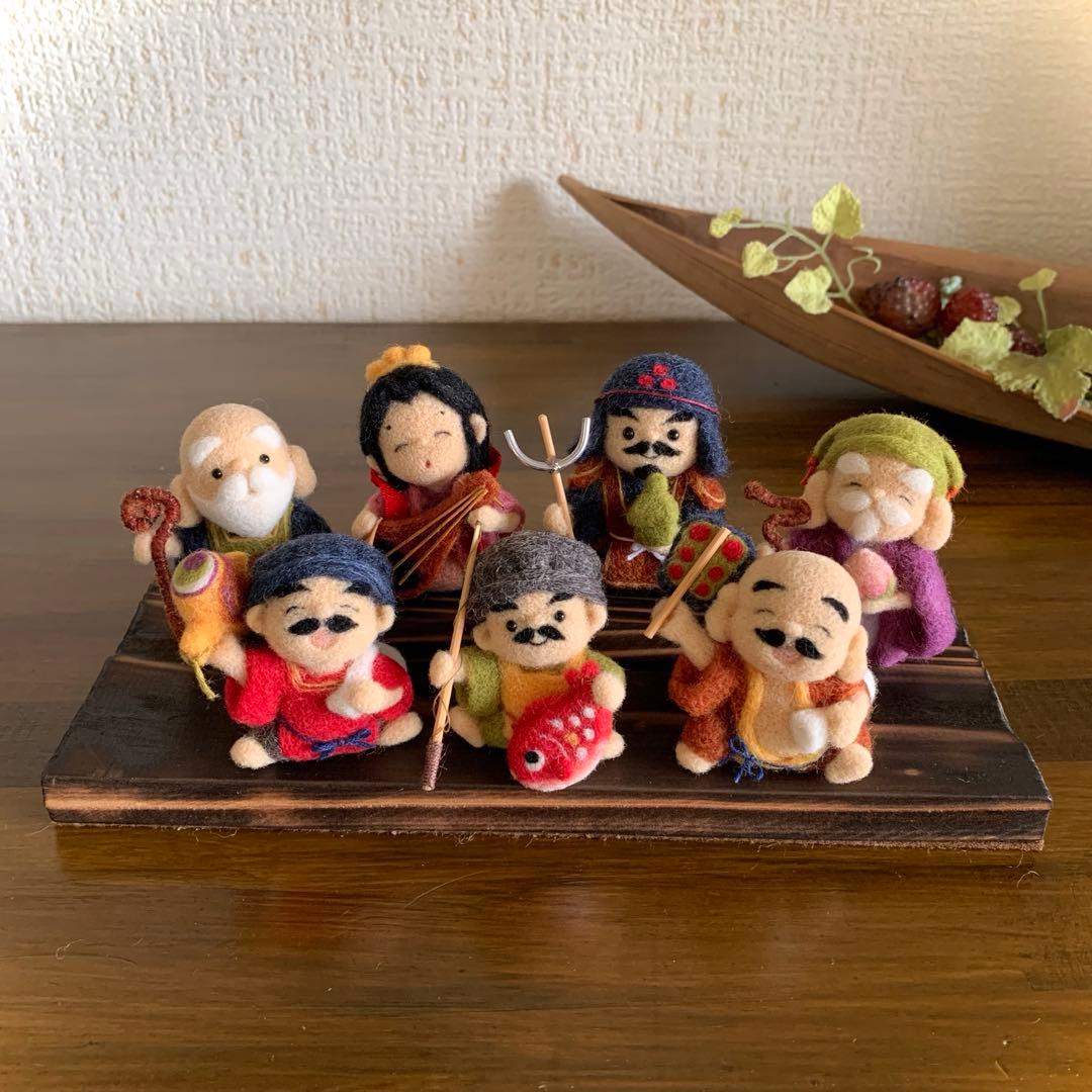 m*i様 羊毛フェルト　七福神