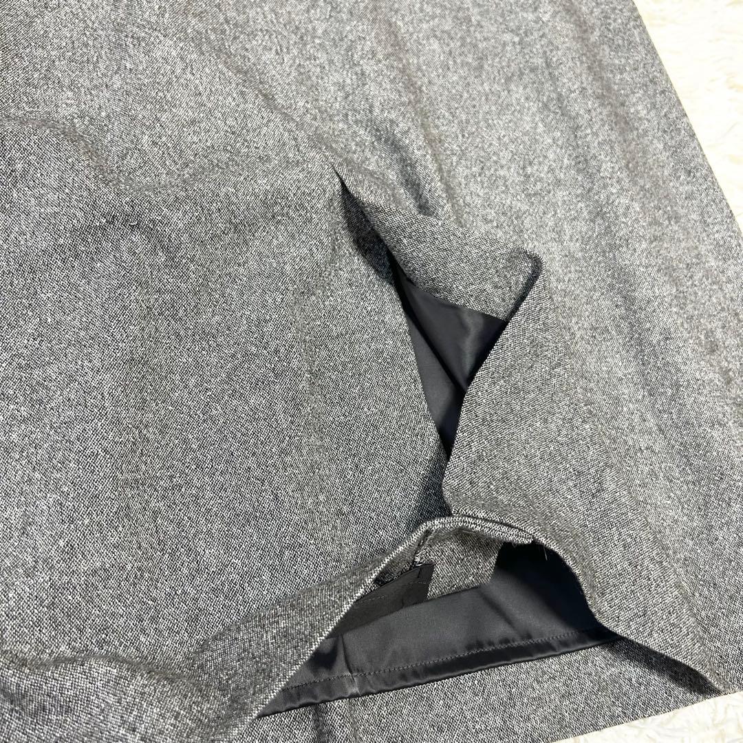 【新品タグ付】23区 大きいサイズ シルクネップツイード ジャンパースカート