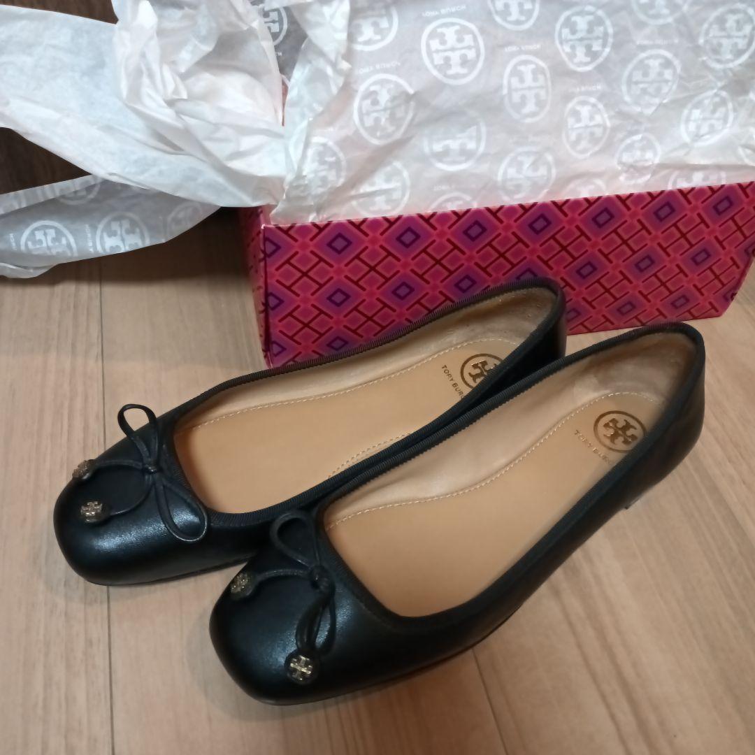 ☆糸田シスカ☆Tory Burch ブラック フラットシューズ