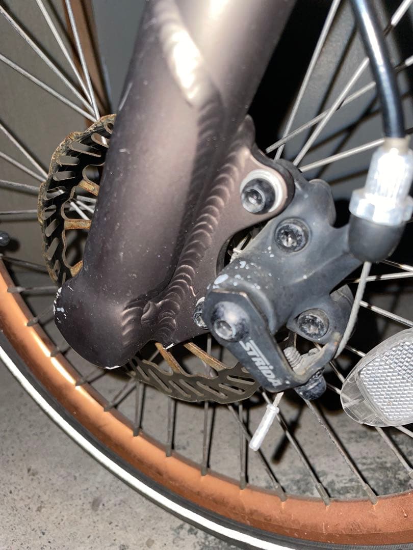 か*～様 STRiDA EVO 18 ストライダ ブロンズ 3段変速 傷・錆あり