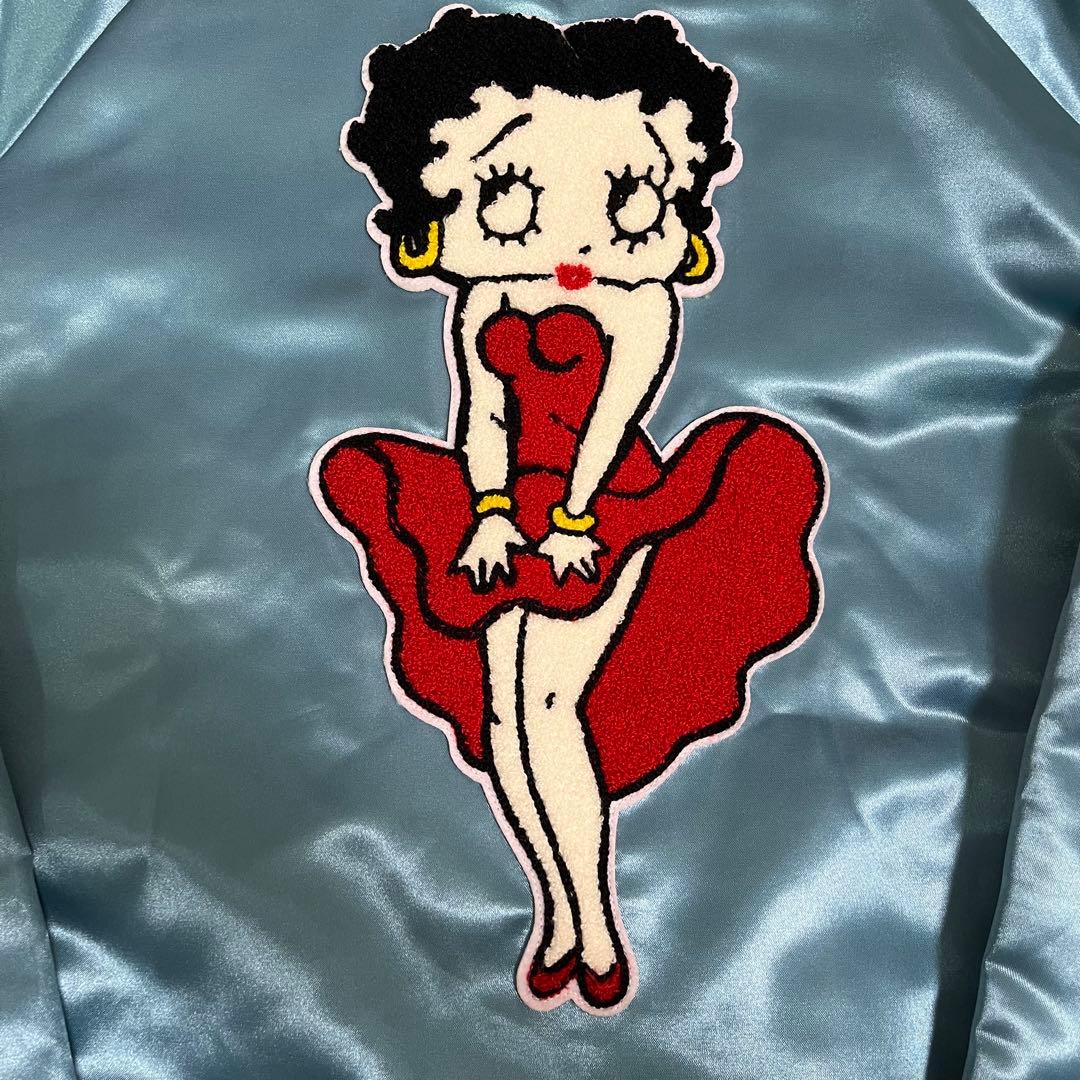 Supreme ベティ・ブープ スカジャン 青