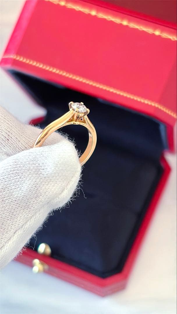 【超超美品】Cartier カルティエ ダイヤモンドリング