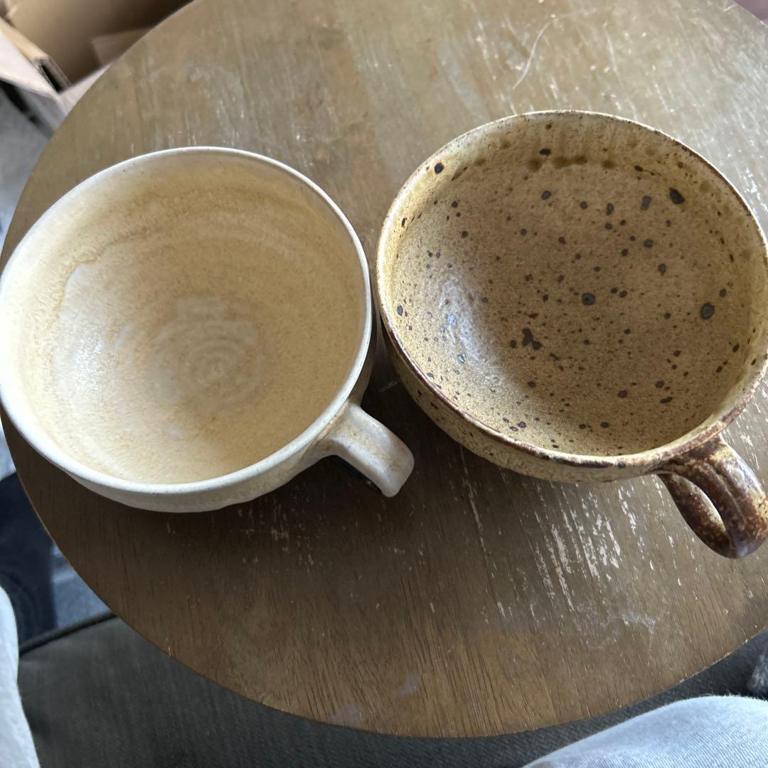 余宮隆スープカップ２客　キュノワール