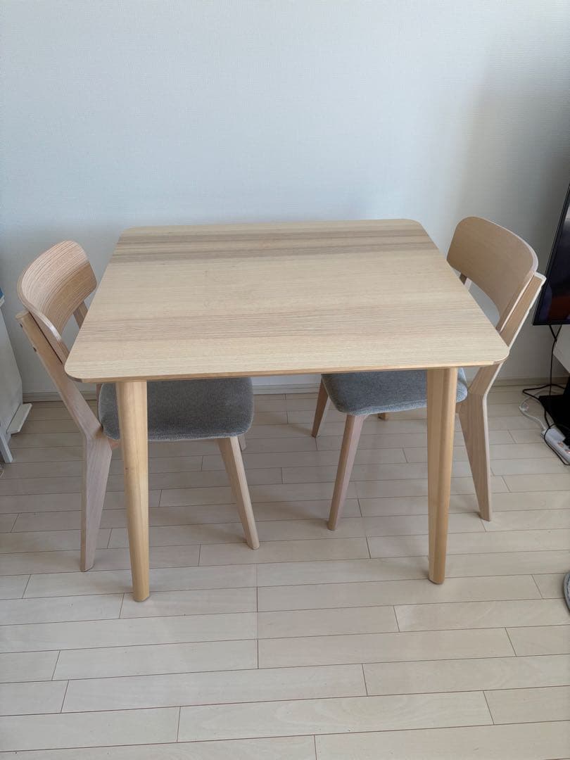 【直接渡し】IKEA LISABO テーブル ダイニング チェア 2脚セット