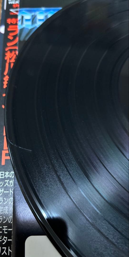 松川敏也　バーニング　B'Z 稲葉浩志　レコード　ran LP ブリザード