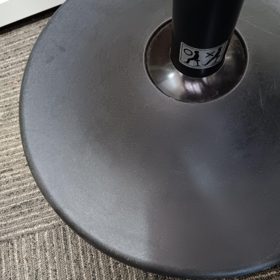 オカムラ　ピルエット　昇降　回転　スツール　スイング脚　グレー　ブラック脚