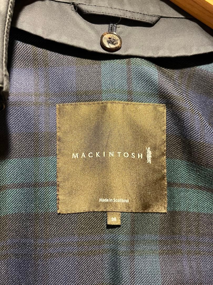 MACKINTOSH トレンチコート　36 ネイビー　ダブル