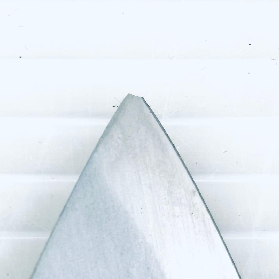 新潟三条　忠房　鋼　出刃包丁　大型　本水牛　刃渡り23cm