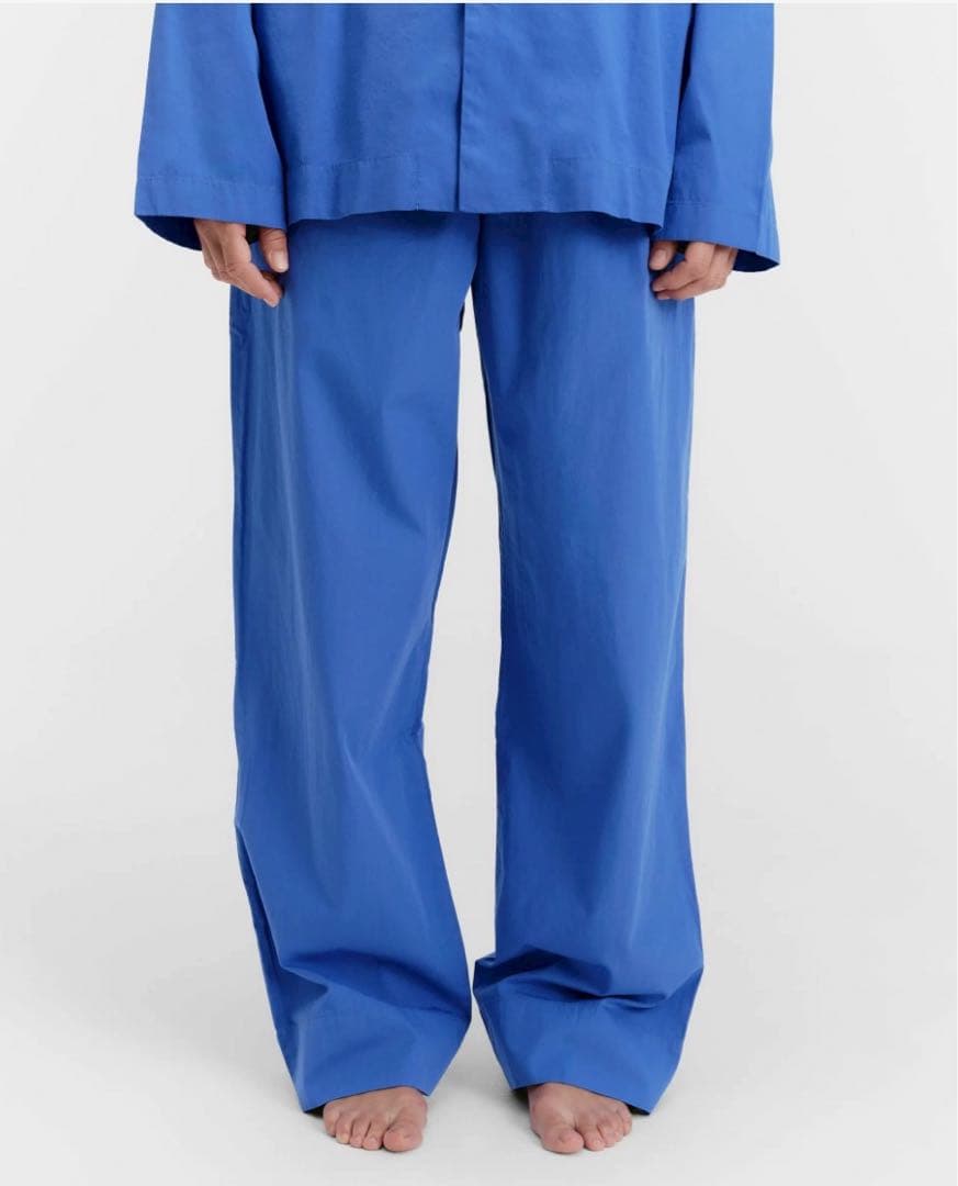 ルームウェア・パジャマ TEKLA Poplin pants  Blue