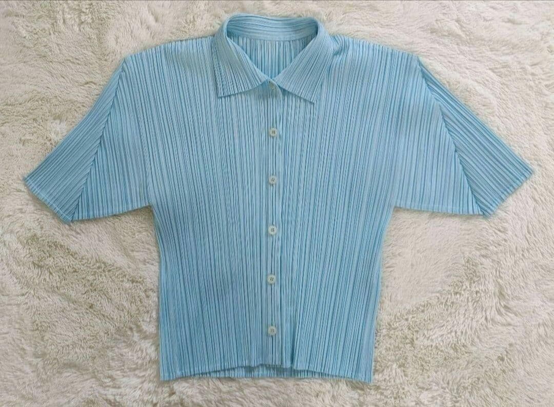 PLEATS PLEASE シャツ ブラウス【サイズ4 XL相当】【美品】
