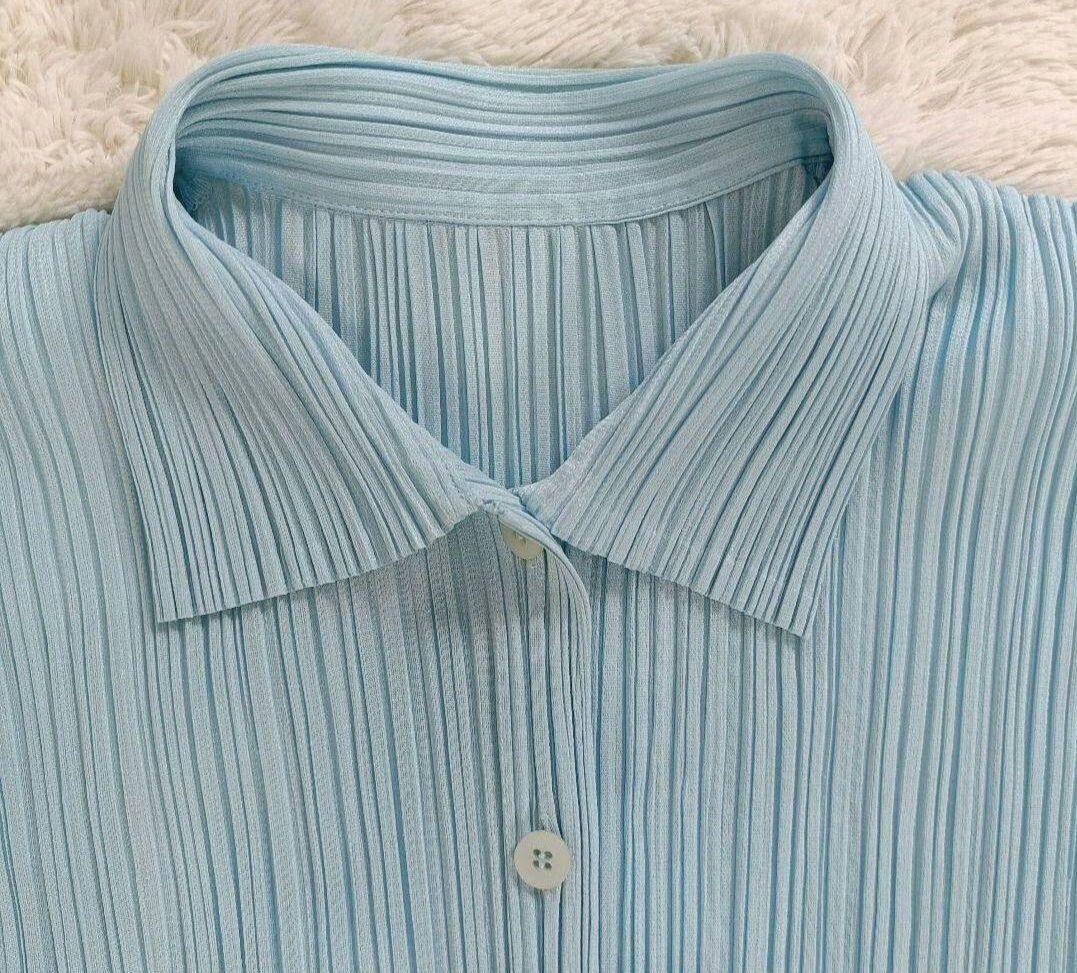 PLEATS PLEASE シャツ ブラウス【サイズ4 XL相当】【美品】
