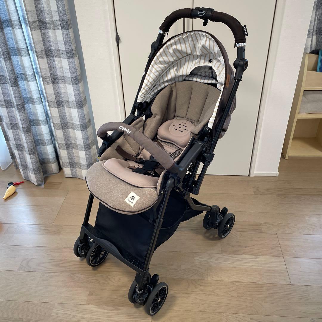 Combi 折りたたみ式ベビーカー スゴカルα 4キャスエッグショック