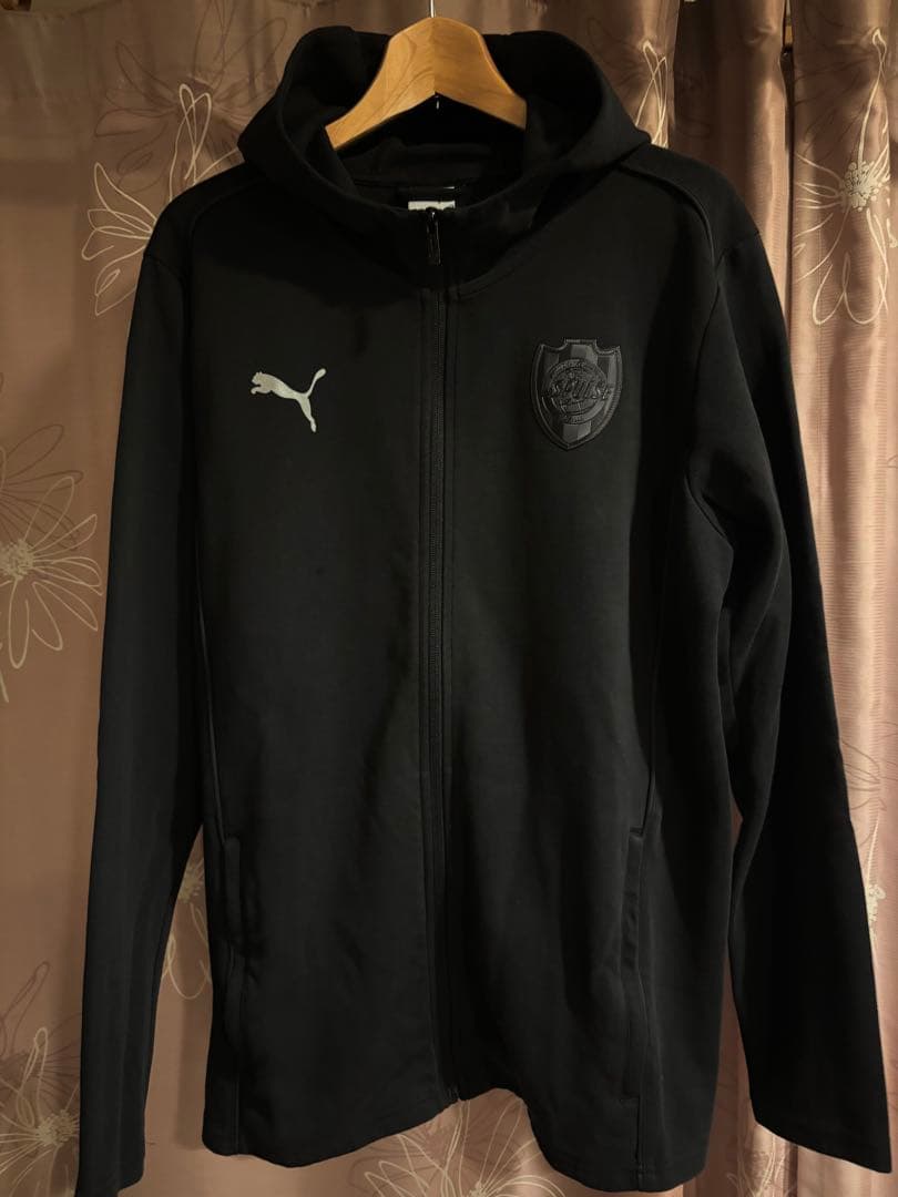 PUMA×エスパルストレーニングフードジャケット美品＆ウインドパンツ新品 XL