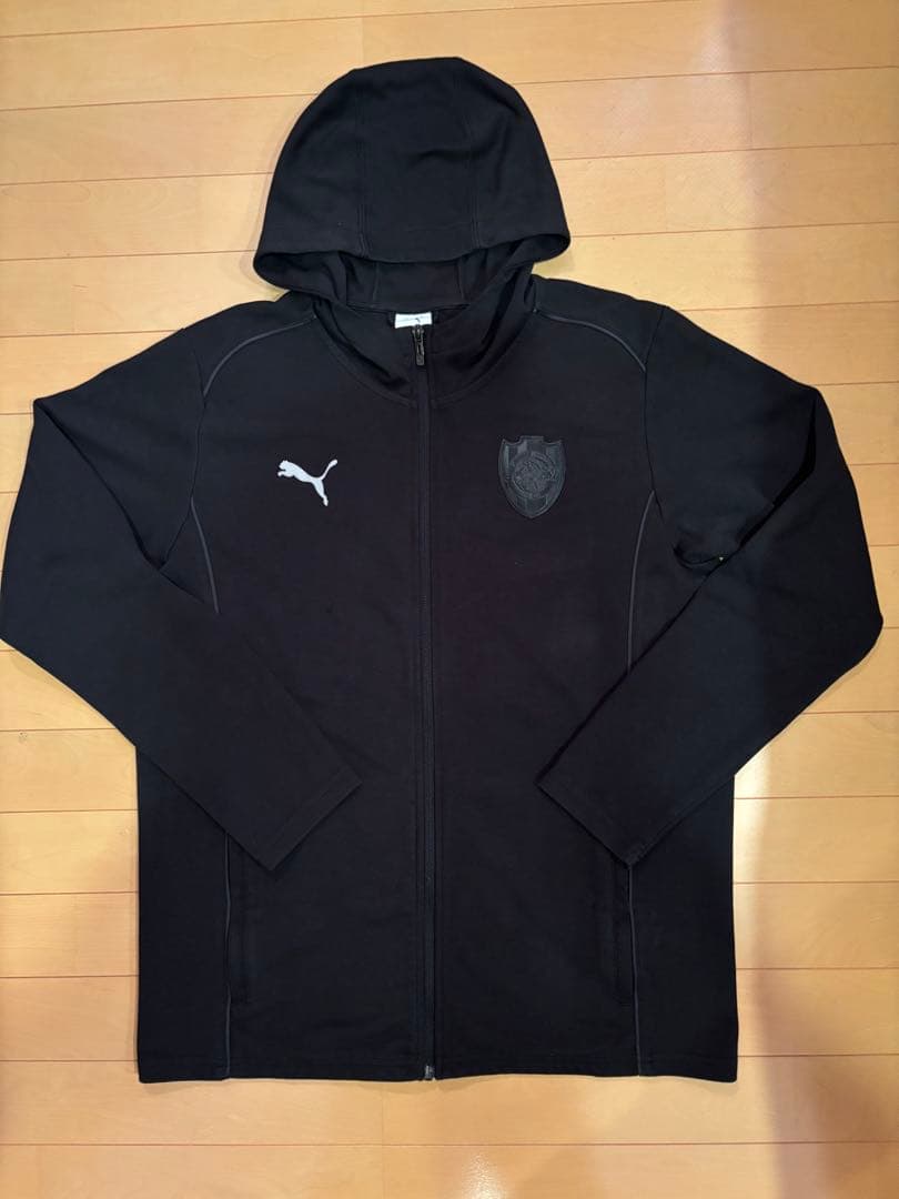PUMA×エスパルストレーニングフードジャケット美品＆ウインドパンツ新品 XL