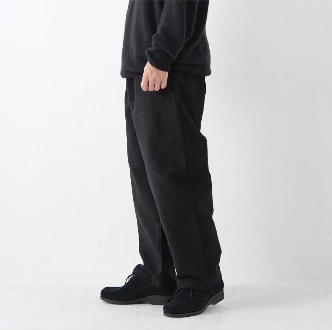 新品1/31迄販売　COMOLI / モールスキンドローストリングパンツ25AW