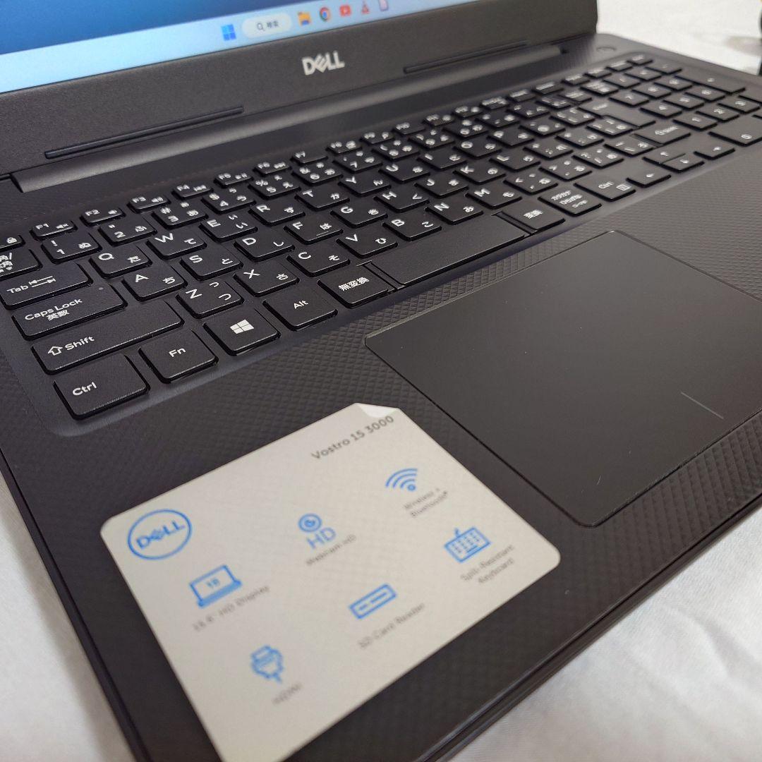 初期設定済：DELL Win11ノート SSD256GB＋HDD/メモリ8G