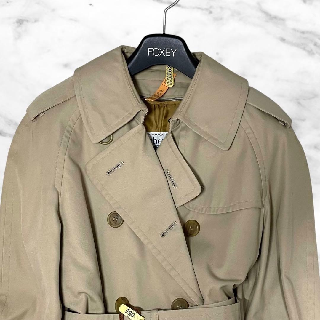 着丈110 ✨バーバリー✨ロングトレンチコート ライナー付き38 クリーニング済