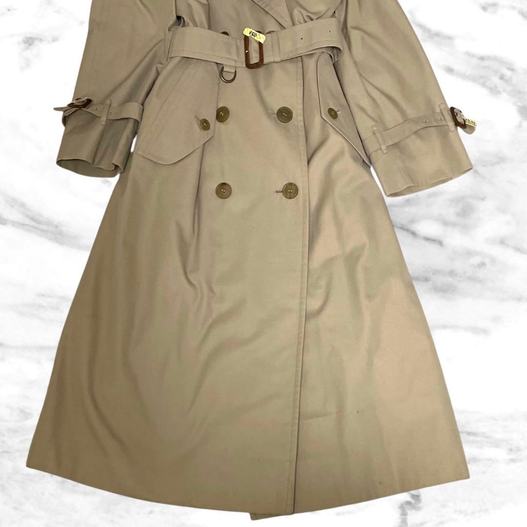 着丈110 ✨バーバリー✨ロングトレンチコート ライナー付き38 クリーニング済