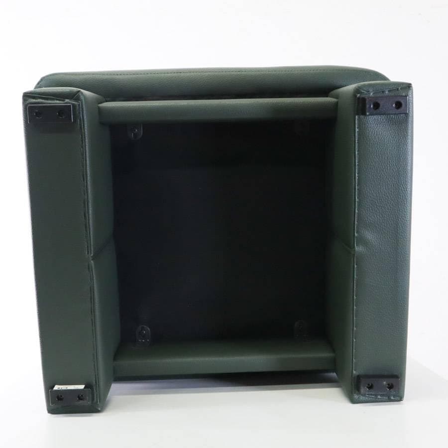 浜本工芸 No.2000スツール オットマン ダークグリーン系 本革