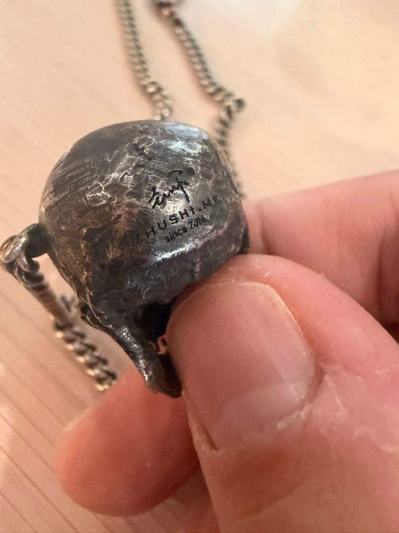 多少の値引き受付ますスカルペンダント シルバーネックレス　スカル　髑髏