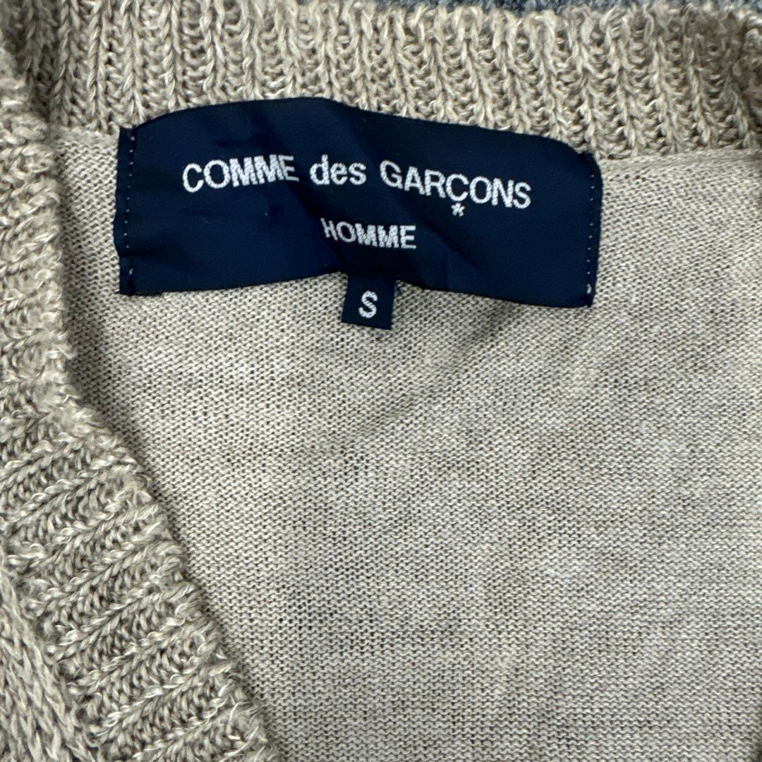 144コムデギャルソンオム GARÇONS HOMME Vネックカーディガン S