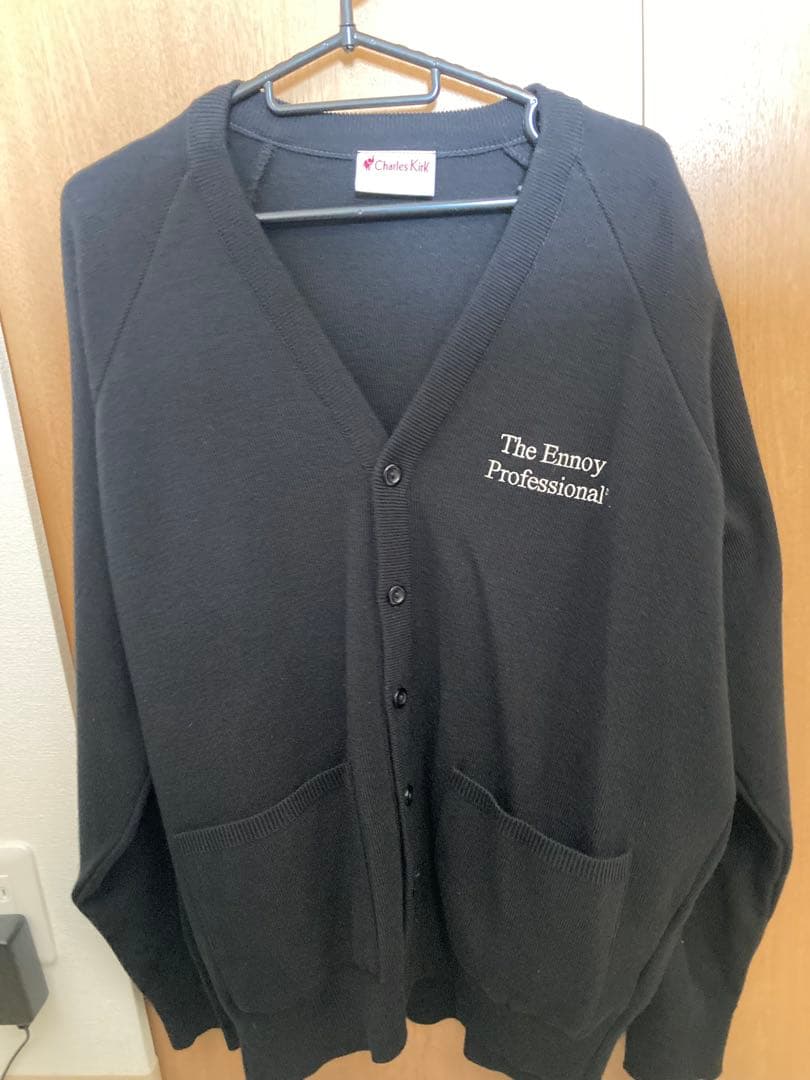 ENNOY 22AW Button Cardigan \"Black Mサイズ