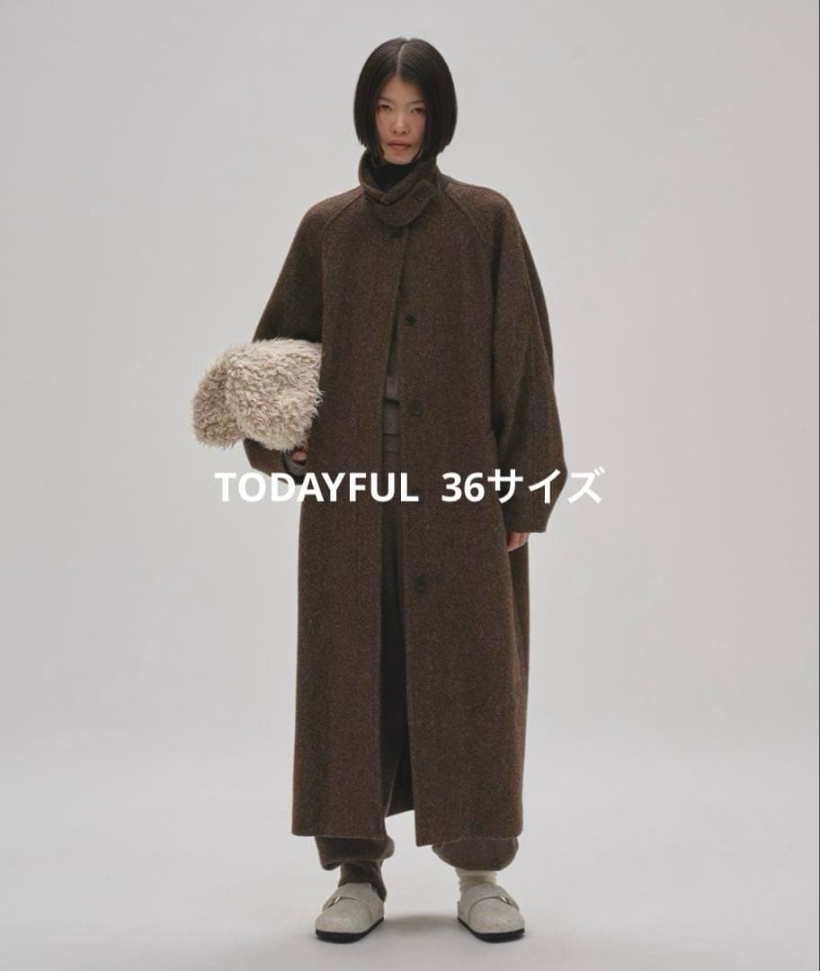 TODAYFUL MixwoolRaglanCoat 36サイズ