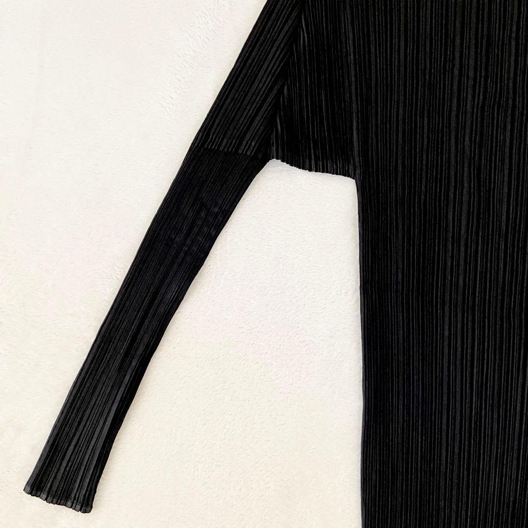未使用タグ付き　PLEATS PLEASE イッセイミヤケ　タートルネック