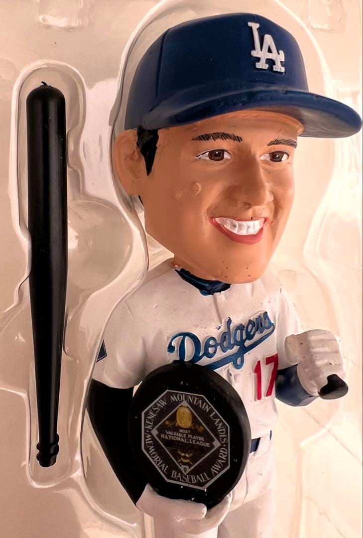 ★新品・未使用：世界に一つのレア逸品★大谷翔平2024MVPボブルヘッド表面粘土