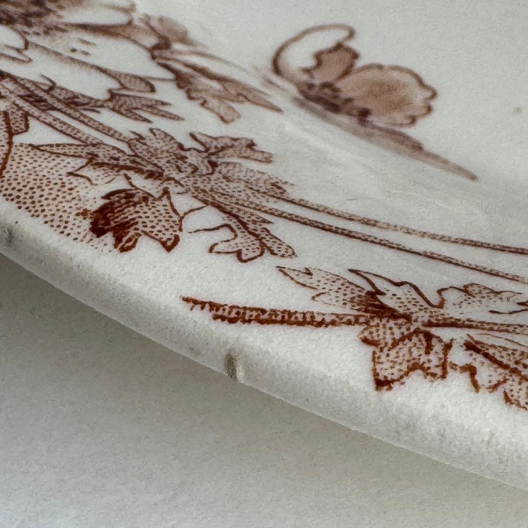 美品 フランスアンティーク Gien ジアン Anemones アネモネ