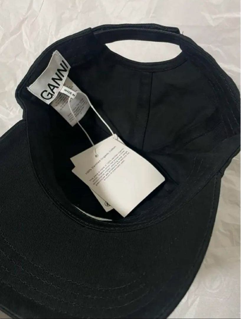 GANNI ガニー　ロゴキャップ　新品