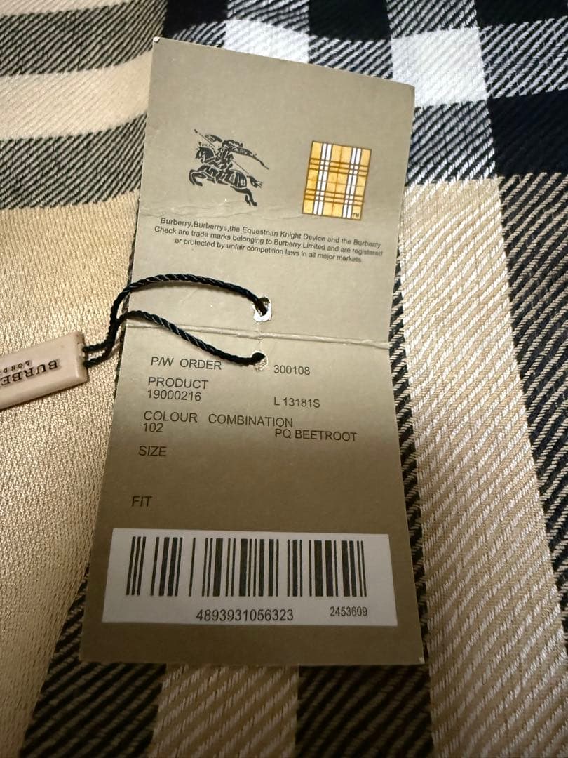 BURBERRY チェック柄 ストール　大判