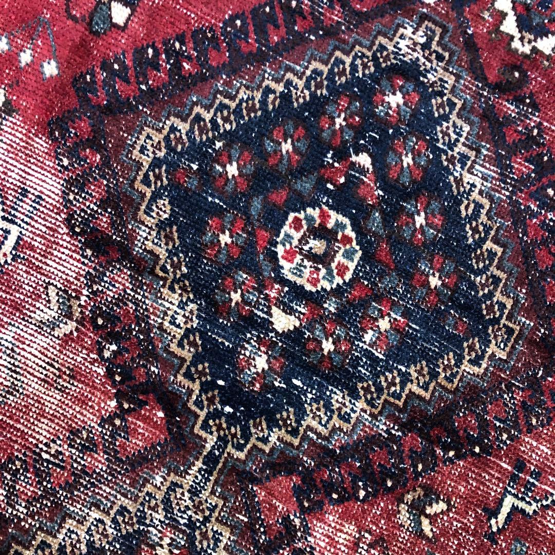 ペルシャ絨毯 ヴィンテージラグ 222×149cm 手織り オールドpersia