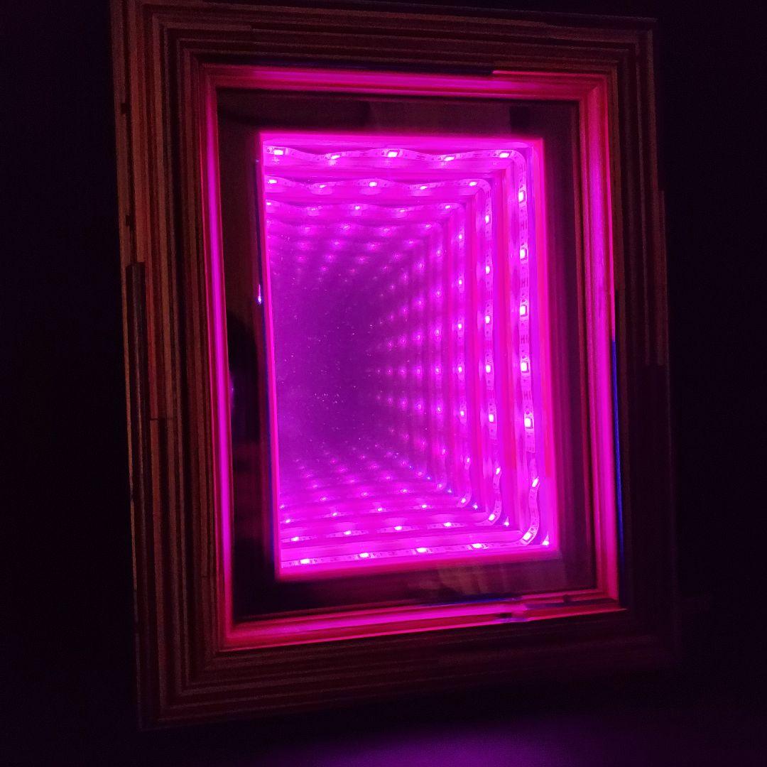 skateboard scrap LED アートフレーム