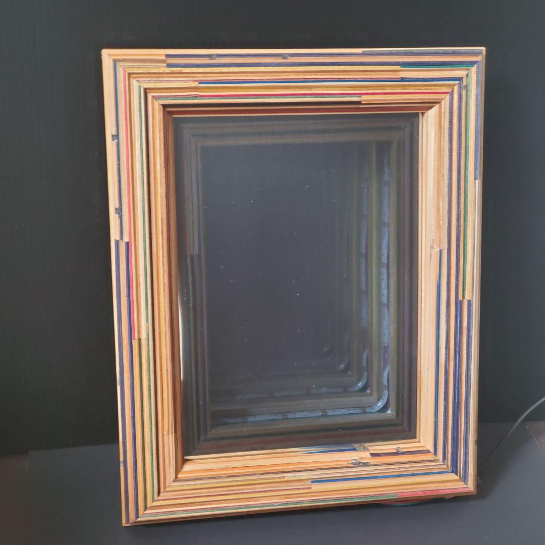 skateboard scrap LED アートフレーム