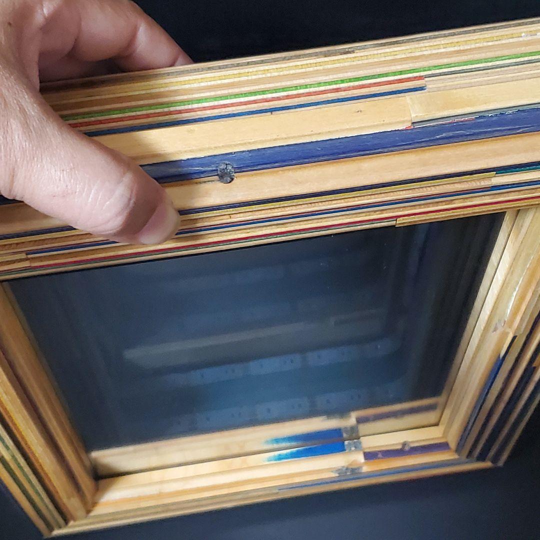 skateboard scrap LED アートフレーム