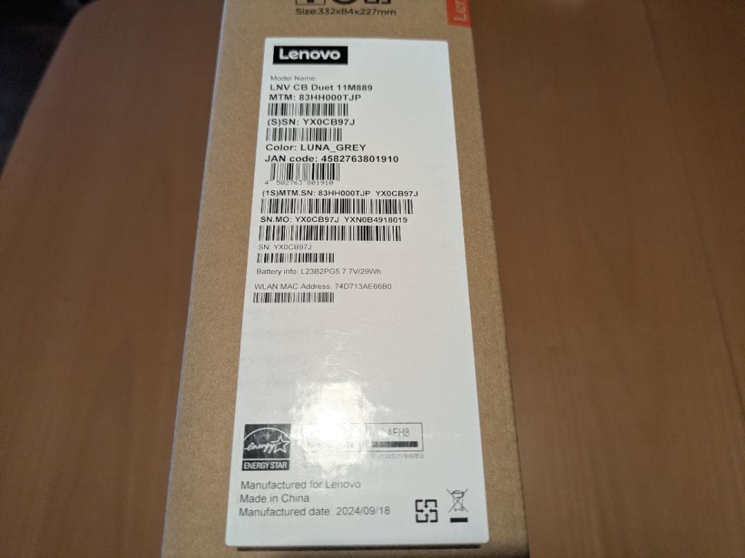 Chromebook本体 Lenovo Chromebook IdeaPad Duet 11