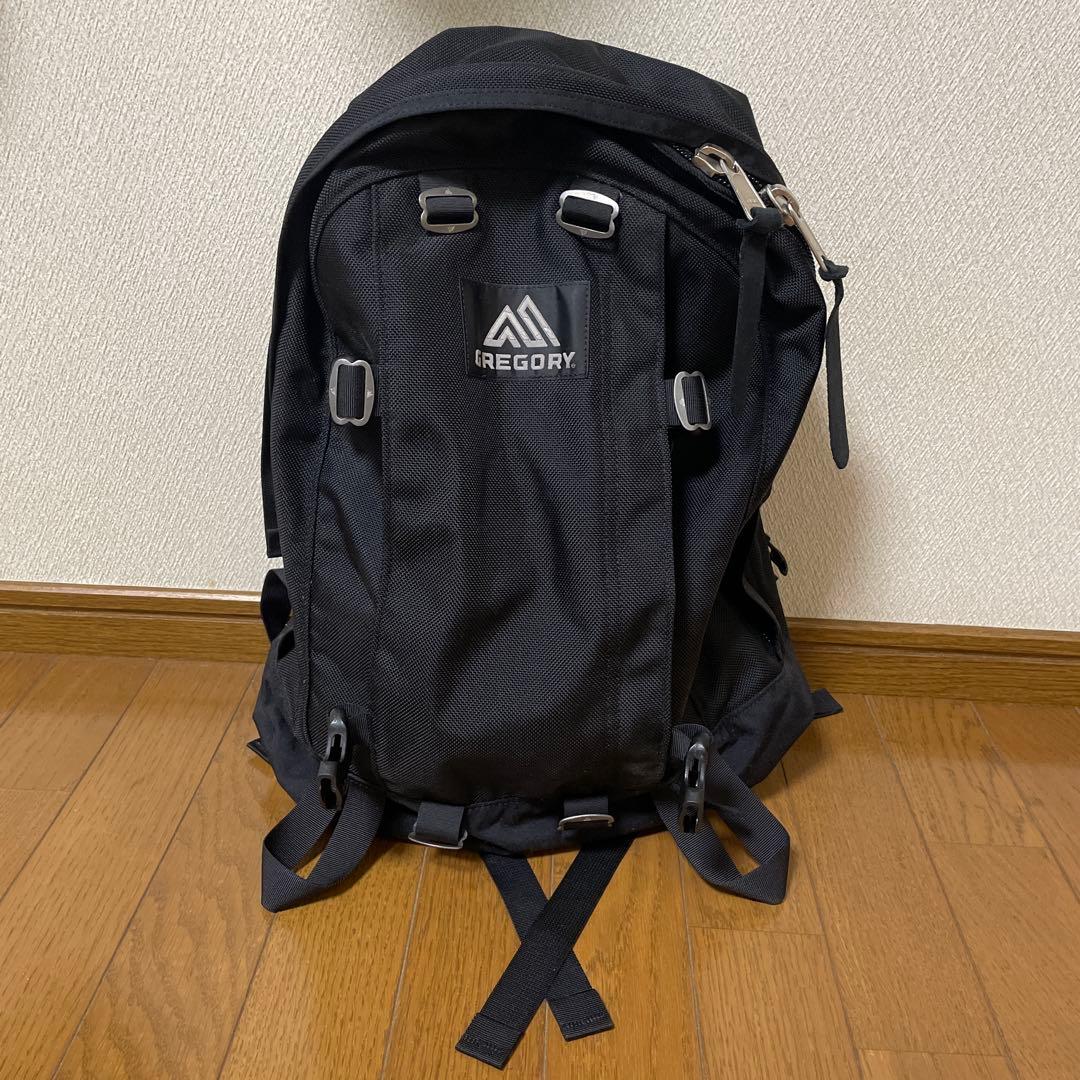 ファスナー部分特別品　GREGORY ブラックバックパック オールデイ 22ℓ
