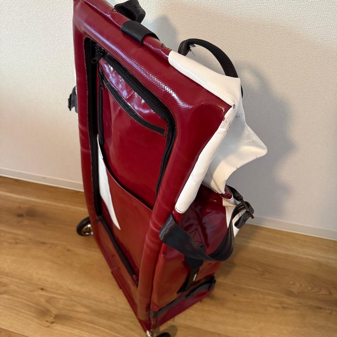 FREITAG F733 ZIPPELIN キャリーカート 赤/白