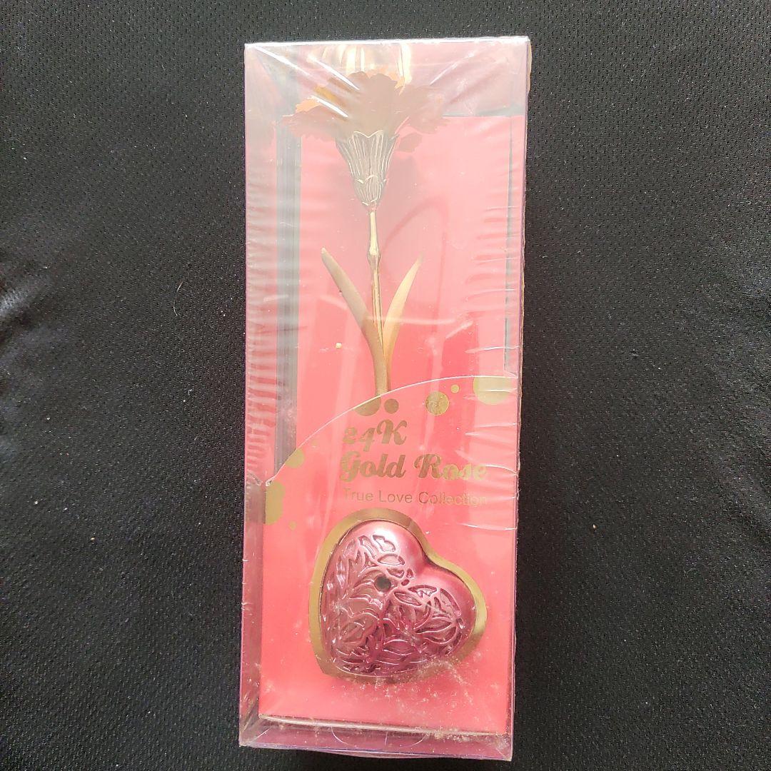 【未開封】純金のカーネーション★純金証明書付き