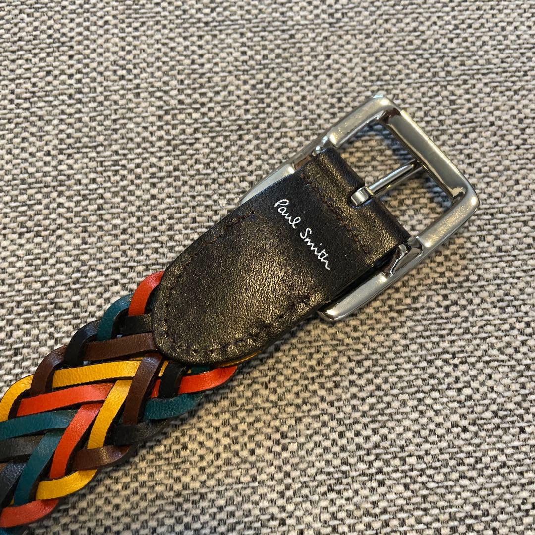 Paul Smith ポールスミス レザーメッシュベルト