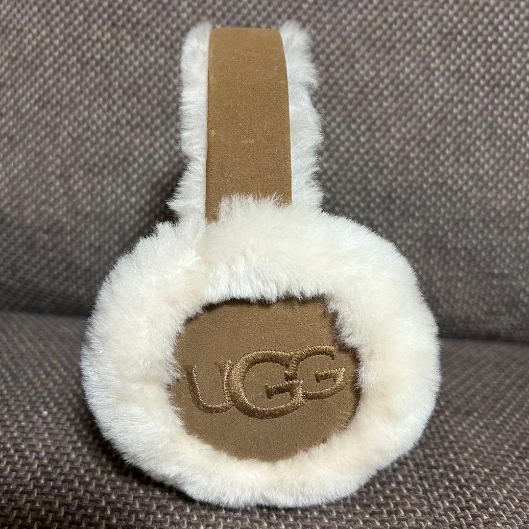 【新品未使用】 UGG アグ シープスキン エンブロイダリー イヤマフ 2025