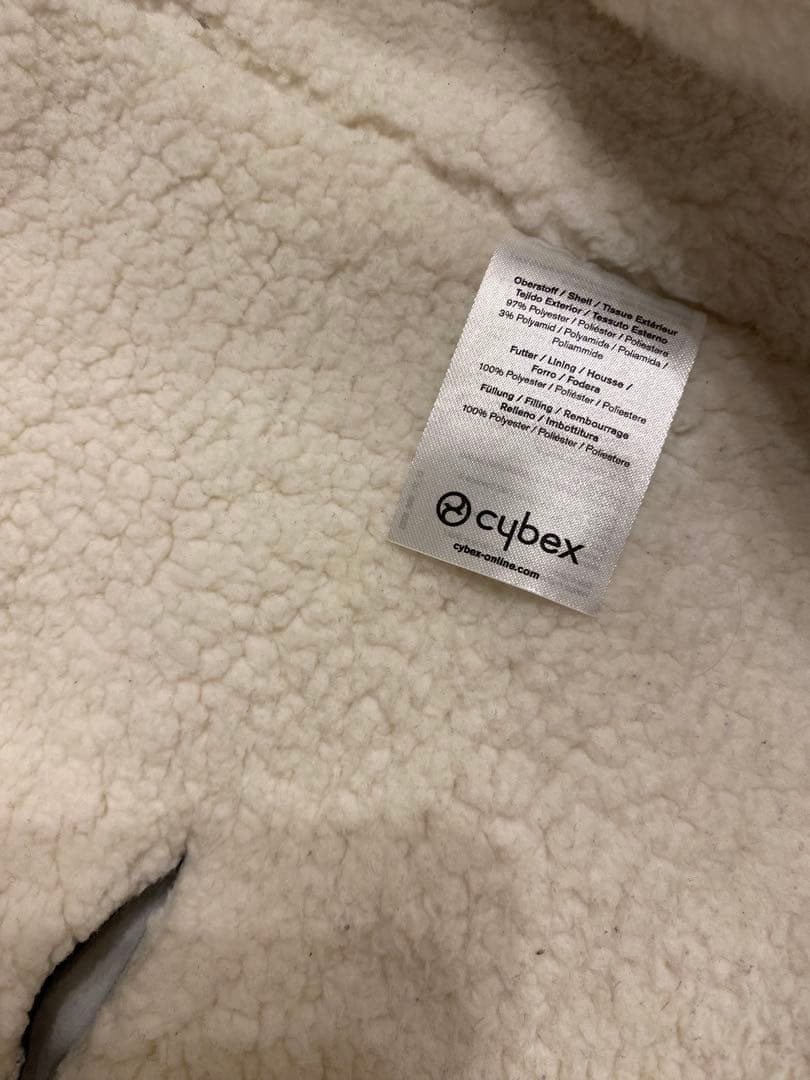 【美品】cybex サイベックス プラチナム フットマフ セピアブラック