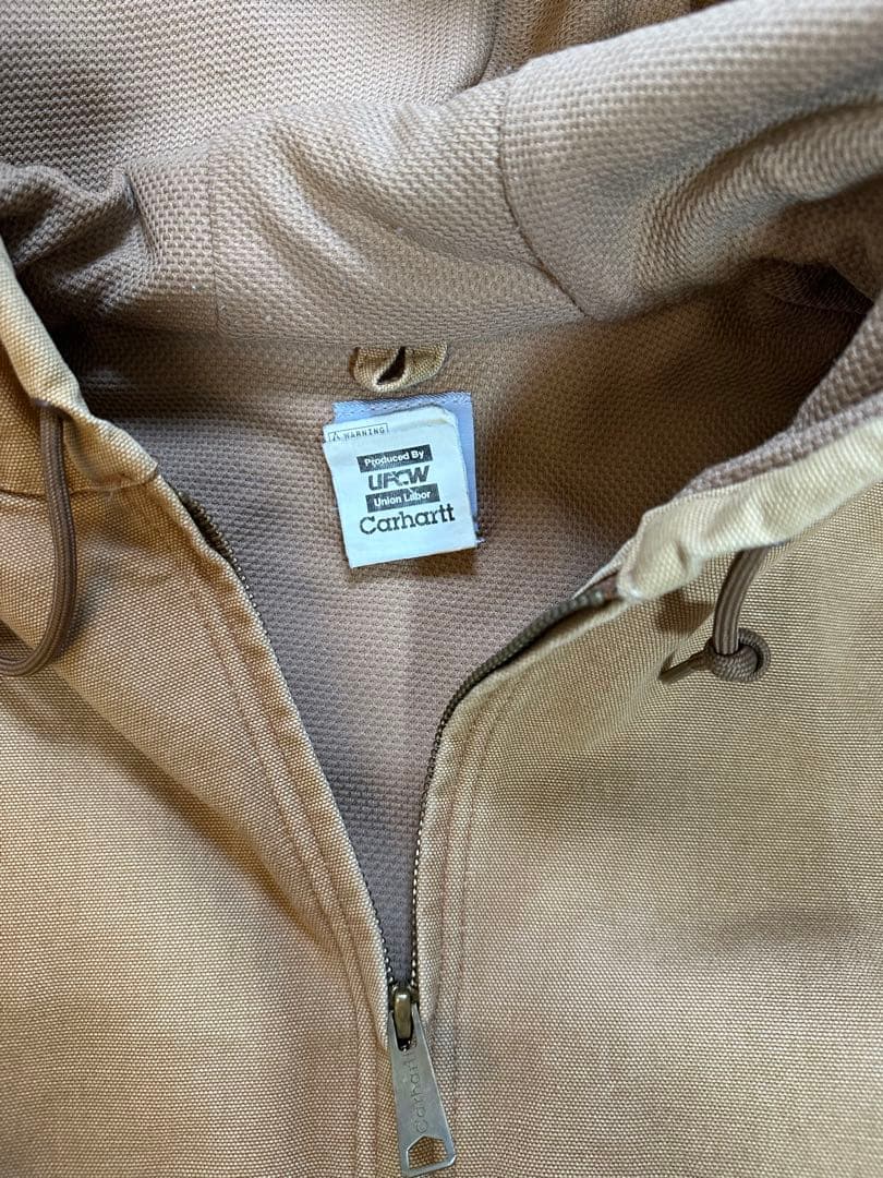 【みいみ】Carhartt ベージュ フード付きジャケット