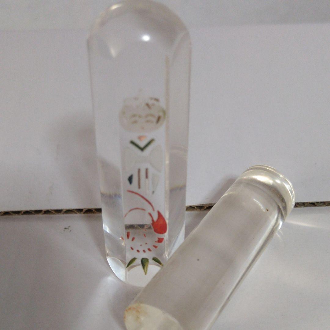 水晶の印鑑用の印石。高級天然石です。
