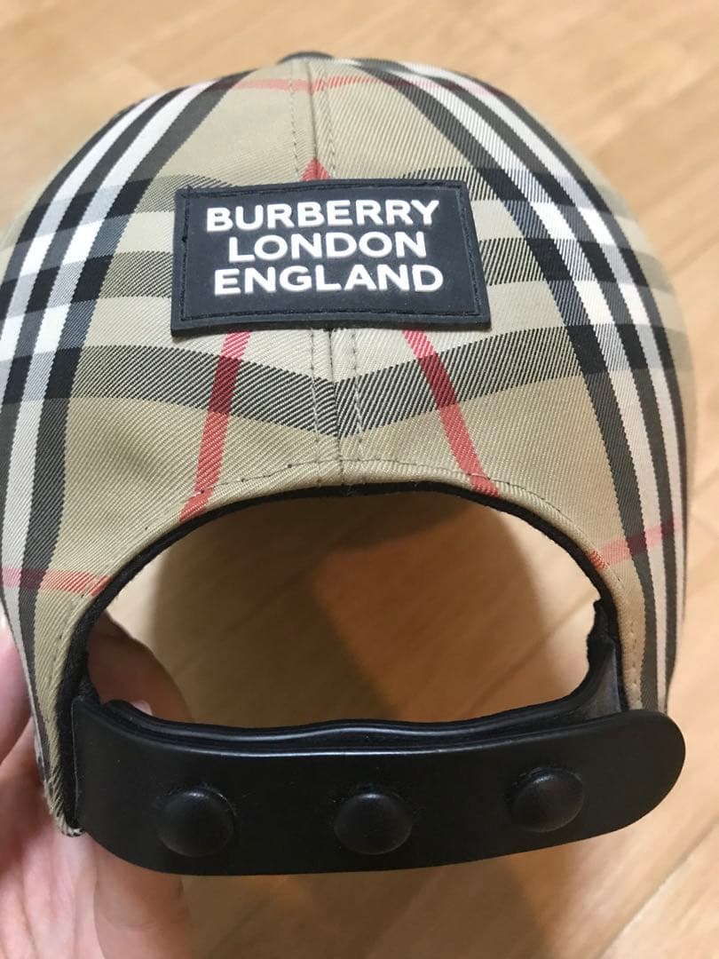 Burberry バーバリー　チェック柄 ベースボールキャップ　L 60