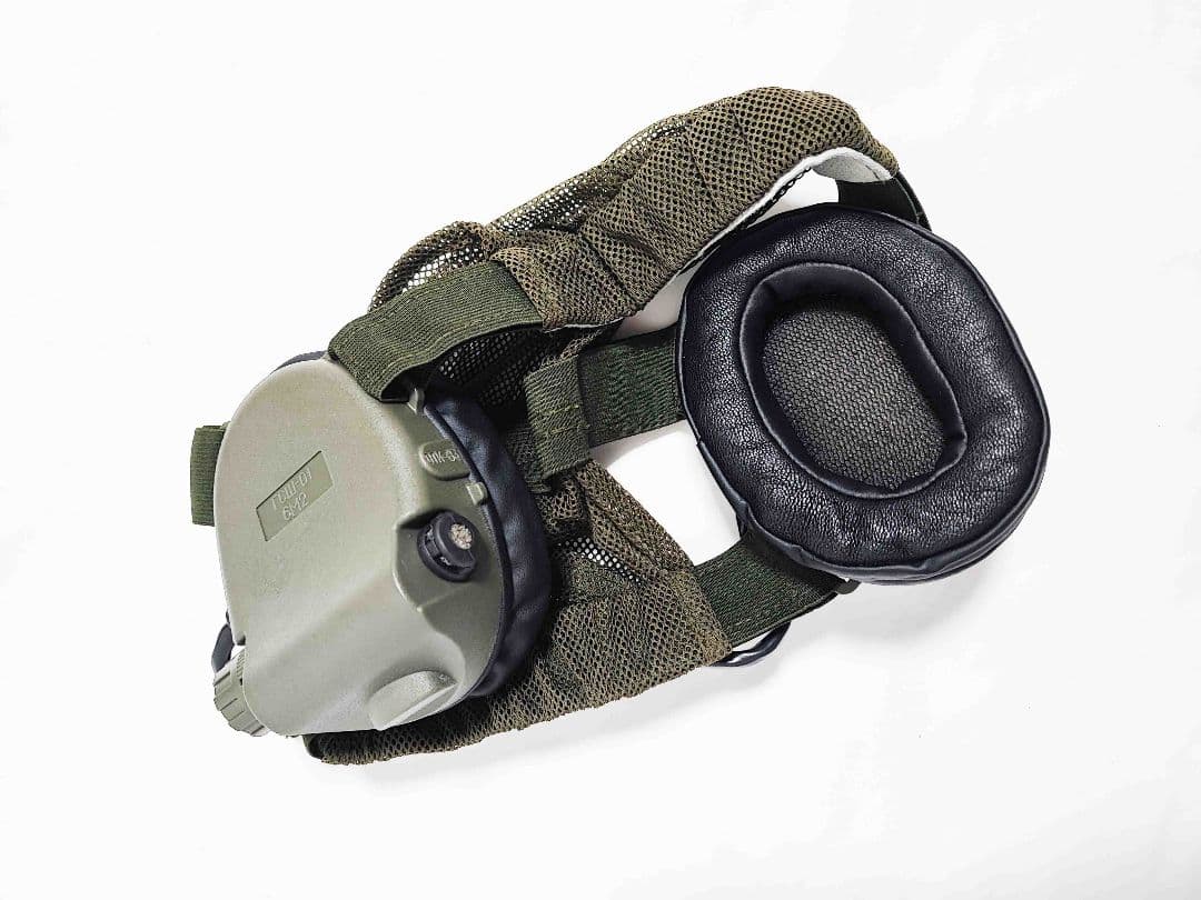 ロシア軍 実物 GSSh-01 6M2 イヤーマフ OD 中古品