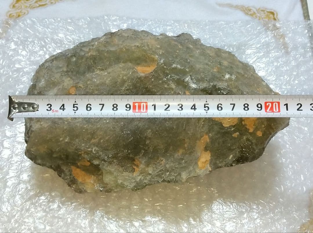 【博物館級】リビアングラス原石　クラスター　約３ｋｇ　超希少　ガラス　隕石