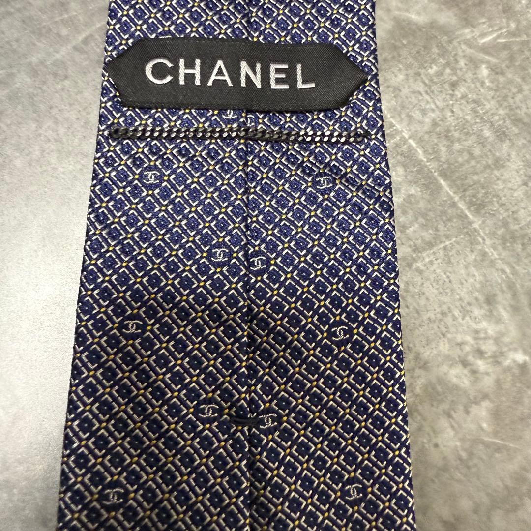 【✨極美品✨】CHANEL シャネル ネクタイ ココマーク シルク ビジネス