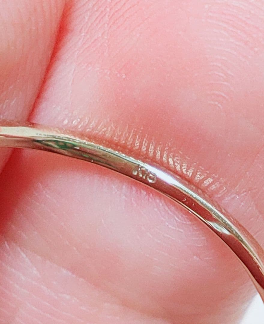 新作 未使用品 k18 天然モルガナイト ダイヤモンド リング